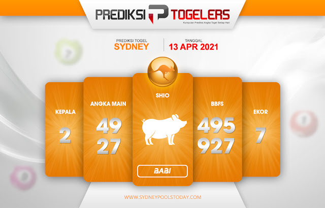 Syair Sydney 13 April 2021